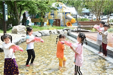 봉수대공원 무료 물놀이장