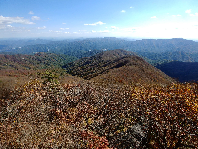 치악산 가을 전경