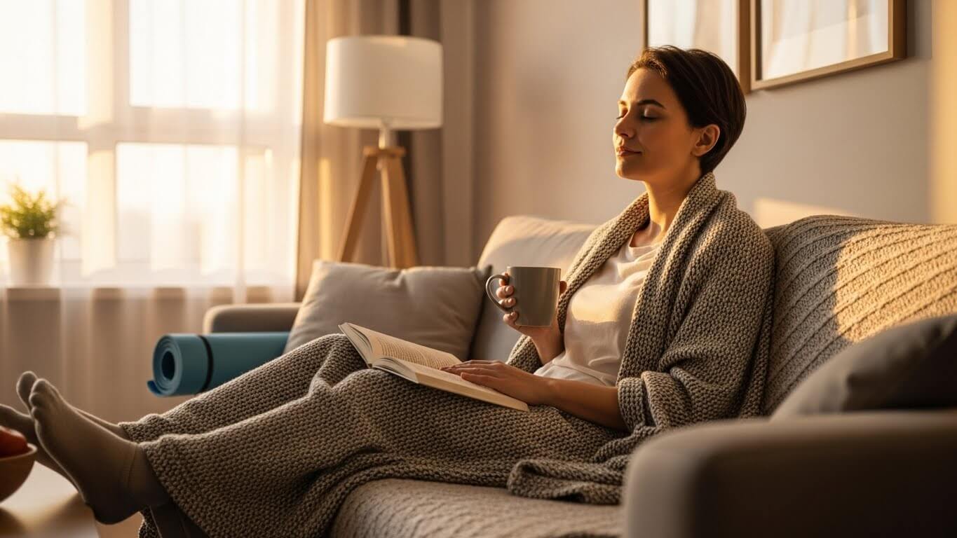 생활습관 개선으로 콜레스테롤 관리를 실천하는 모습