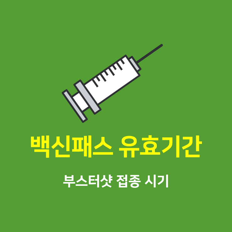 백신패스 유효기간