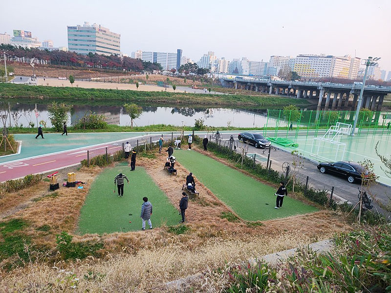 서울 구로 고척동 안양천파크골프장(18홀) 소개