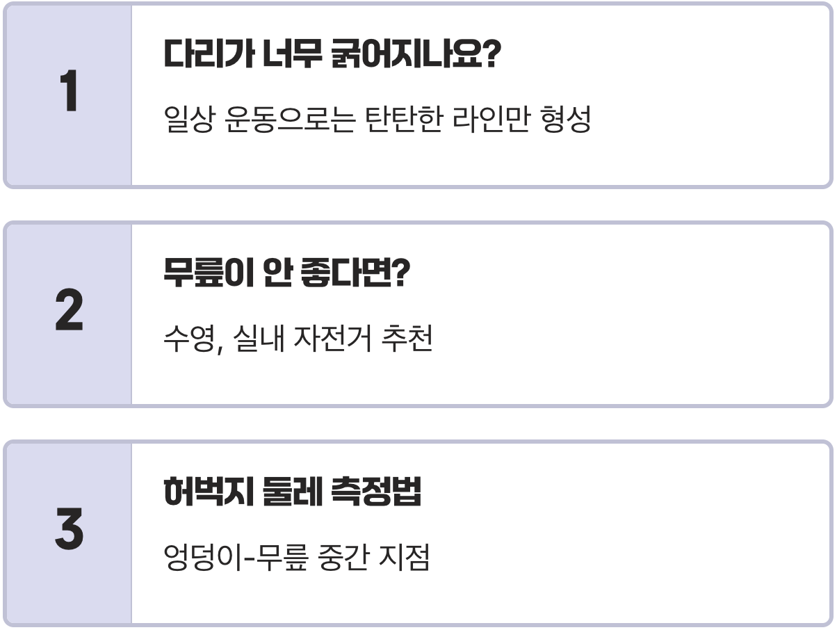 허벅지 근육 1cm의 기적, 당뇨병 위험 10% 감소시키는 법