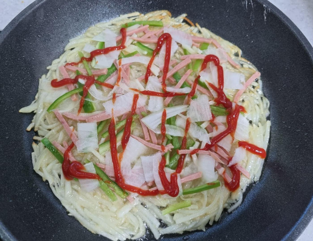 감자채볶음 대신 감자채피자