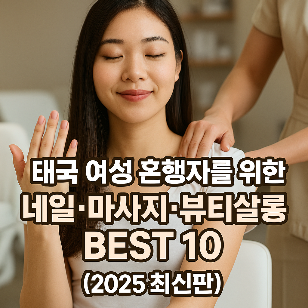 태국 여성 혼행자를 위한 네일&middot;마사지&middot;뷰티살롱