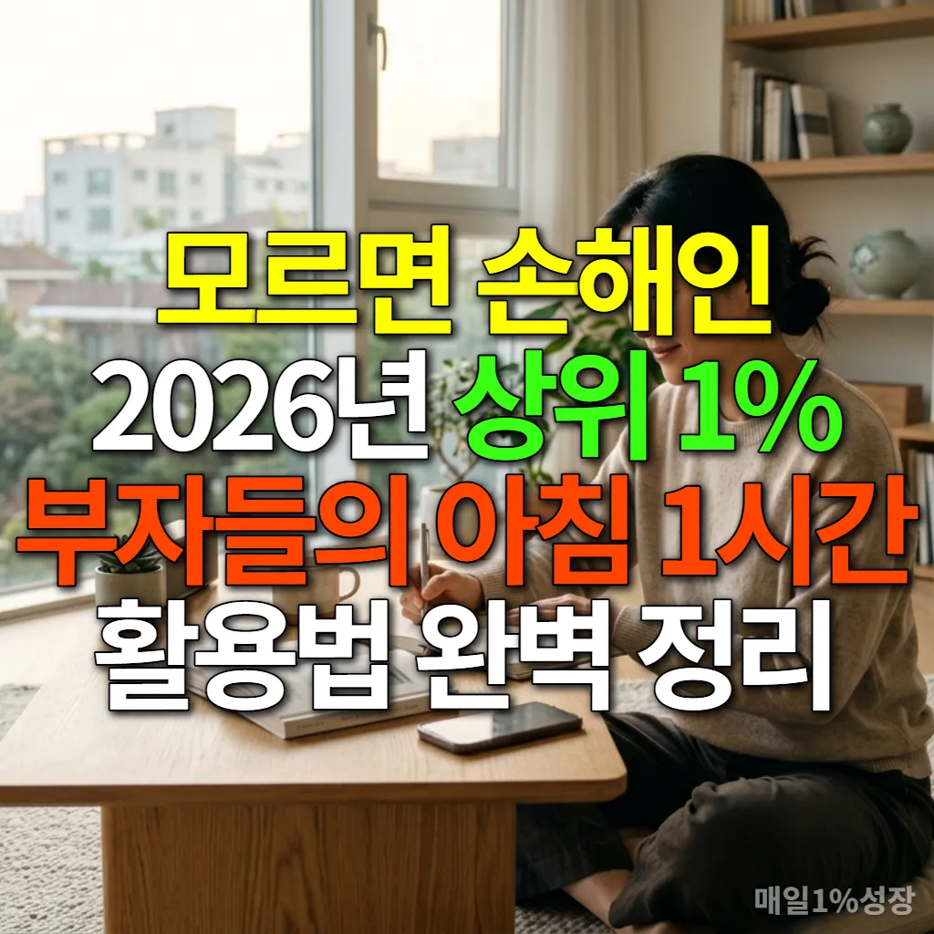 모던한 한국 아파트에서 아침 명상을 하거나 건강한 식사를 하는 성공한 한국인의 모습