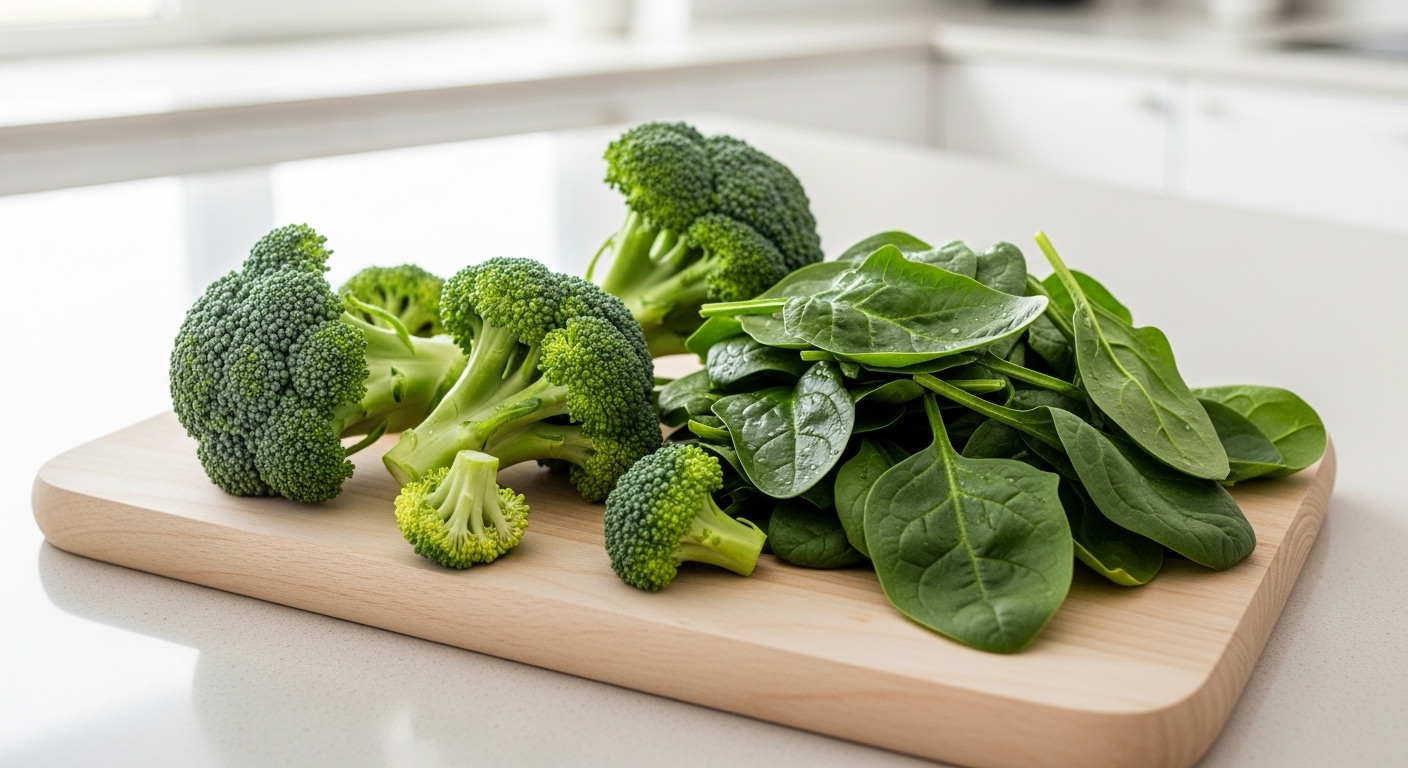 갱년기에 좋은 녹색 채소