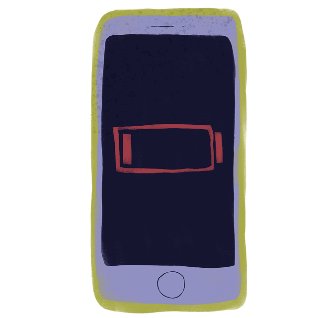 스마트폰-배터리-닳음