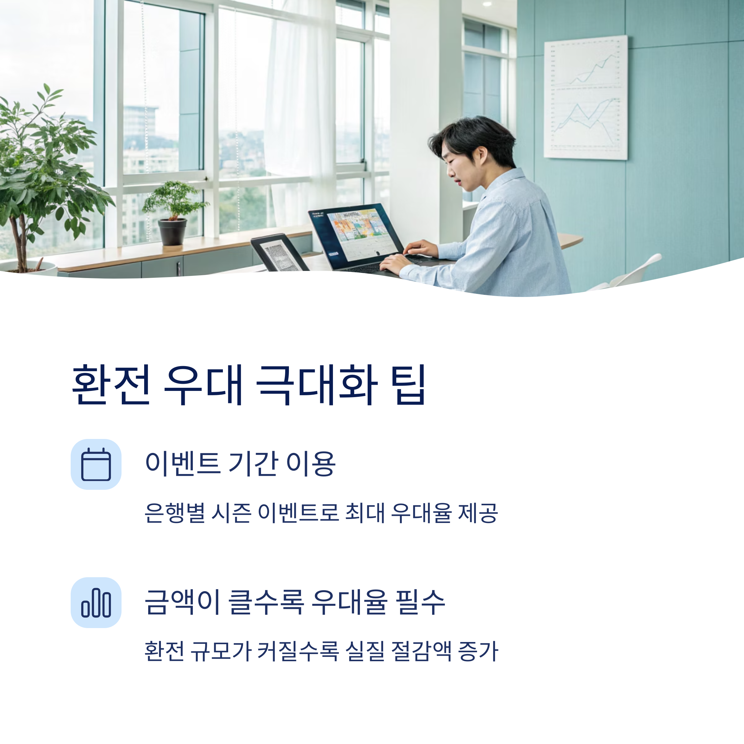 미국 달러 환전 우대, 수수료