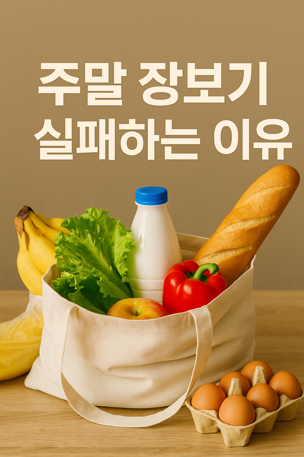 주말 장보기 실패하는 이유