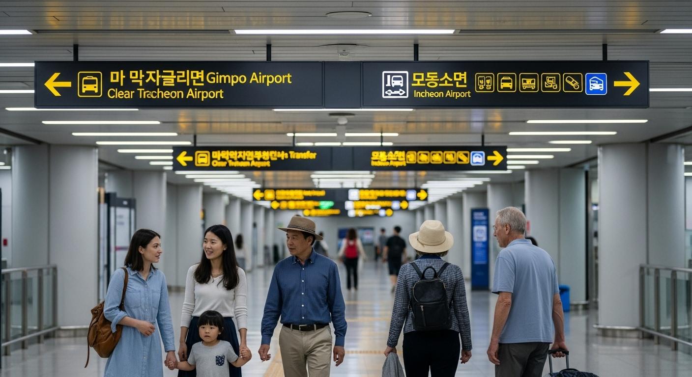 김포공항에서 인천공항 가는 방법