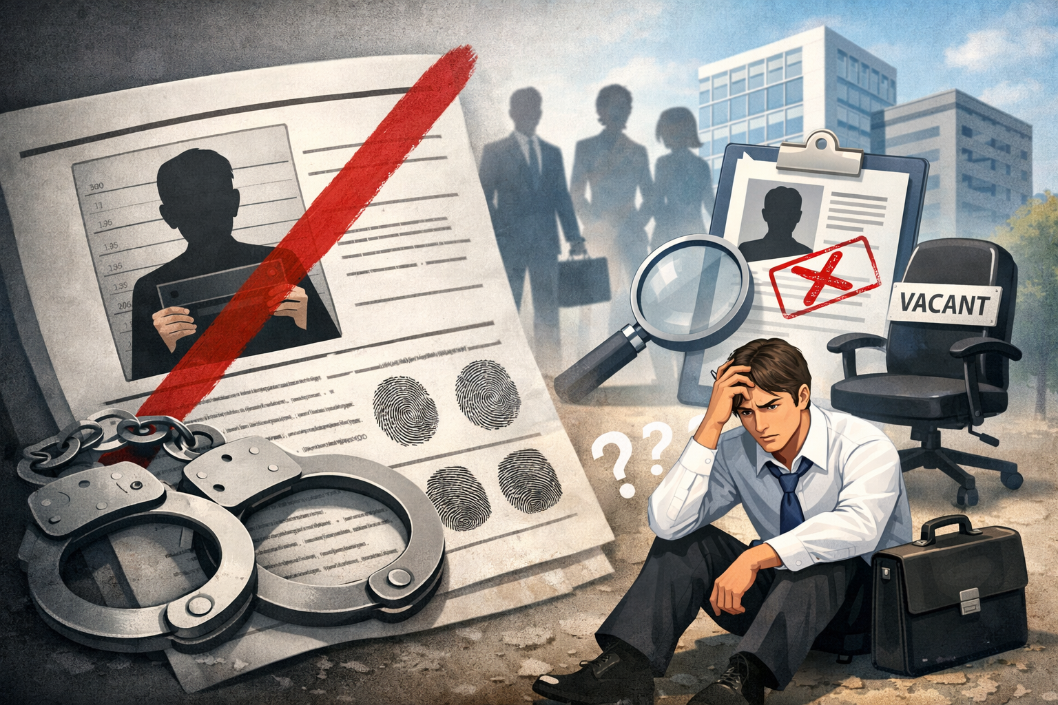 벌금 전과 있으면 취업 못할까? 빨간줄 기준 총정리 관련 사진