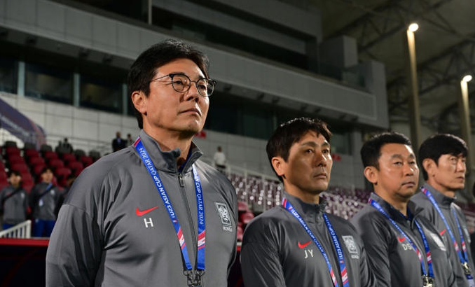 U23_아시안컵_한국대표팀과_황선홍_감독[출처 뉴스1]