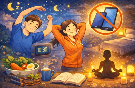 숙면을 위한 저녁 습관
