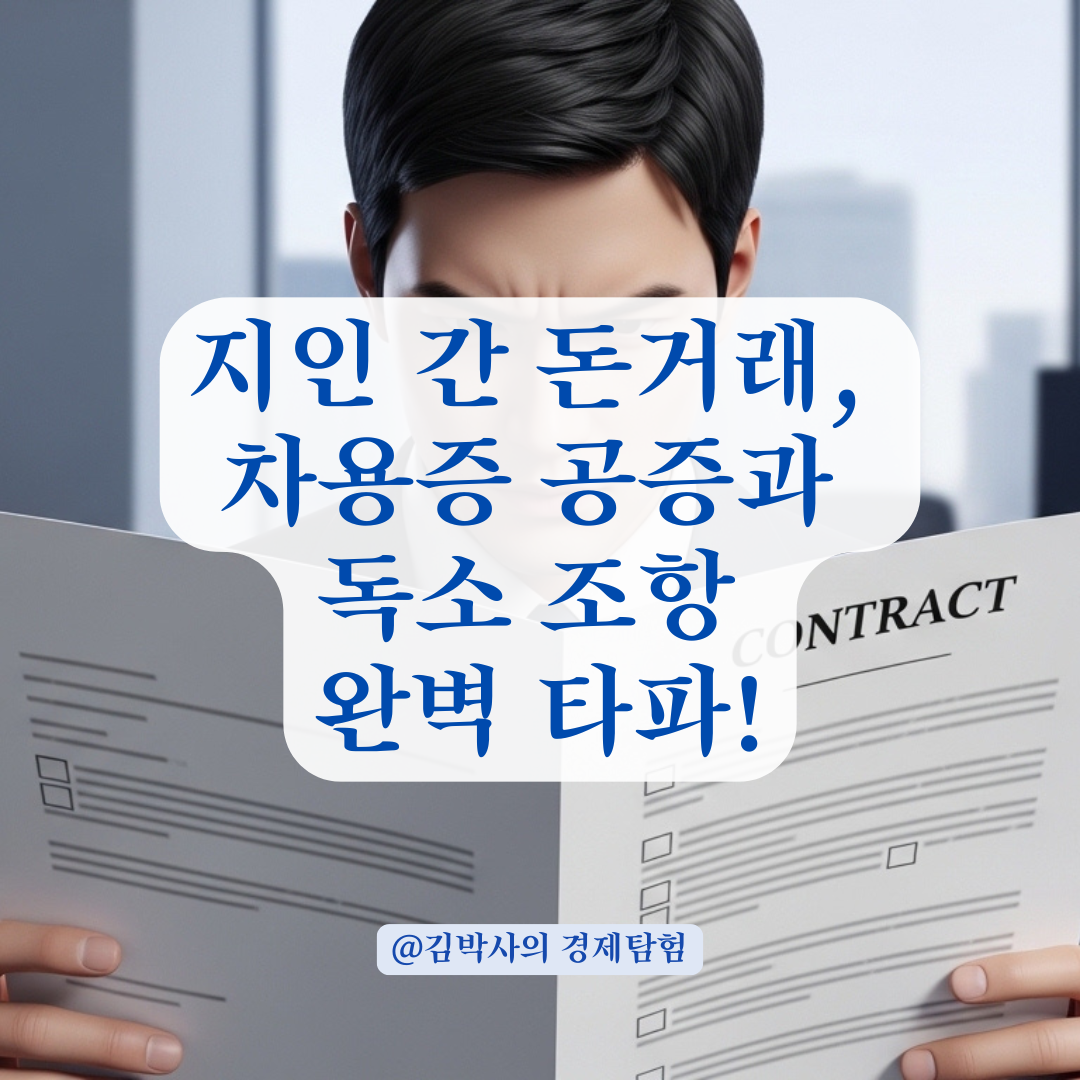 지인 간 차용증 공증 시 독소 조항 구별법과 부당 상환 요구 대처법 정리!