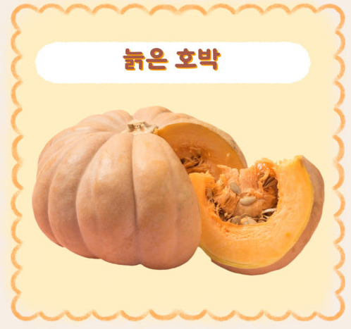 늙은호박 효능 팥과 단호박 호박씨 효능
