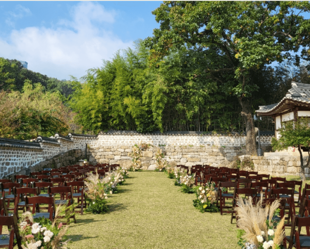 야외전통혼례결혼식장 사진