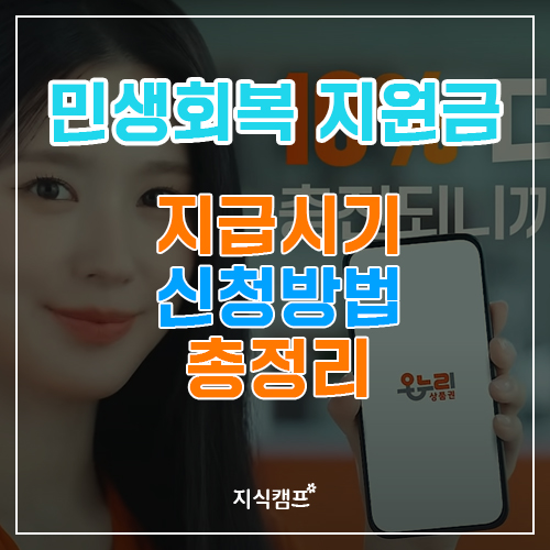 민생회복 지원금지급시기,신청방법 총정리_썸네일
