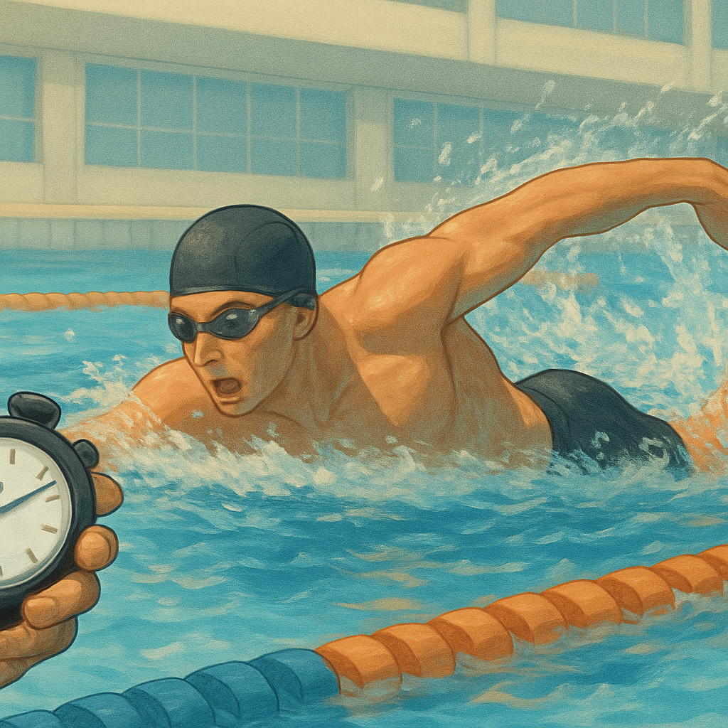 수영 기록 단축을 위한 전략 관련 사진