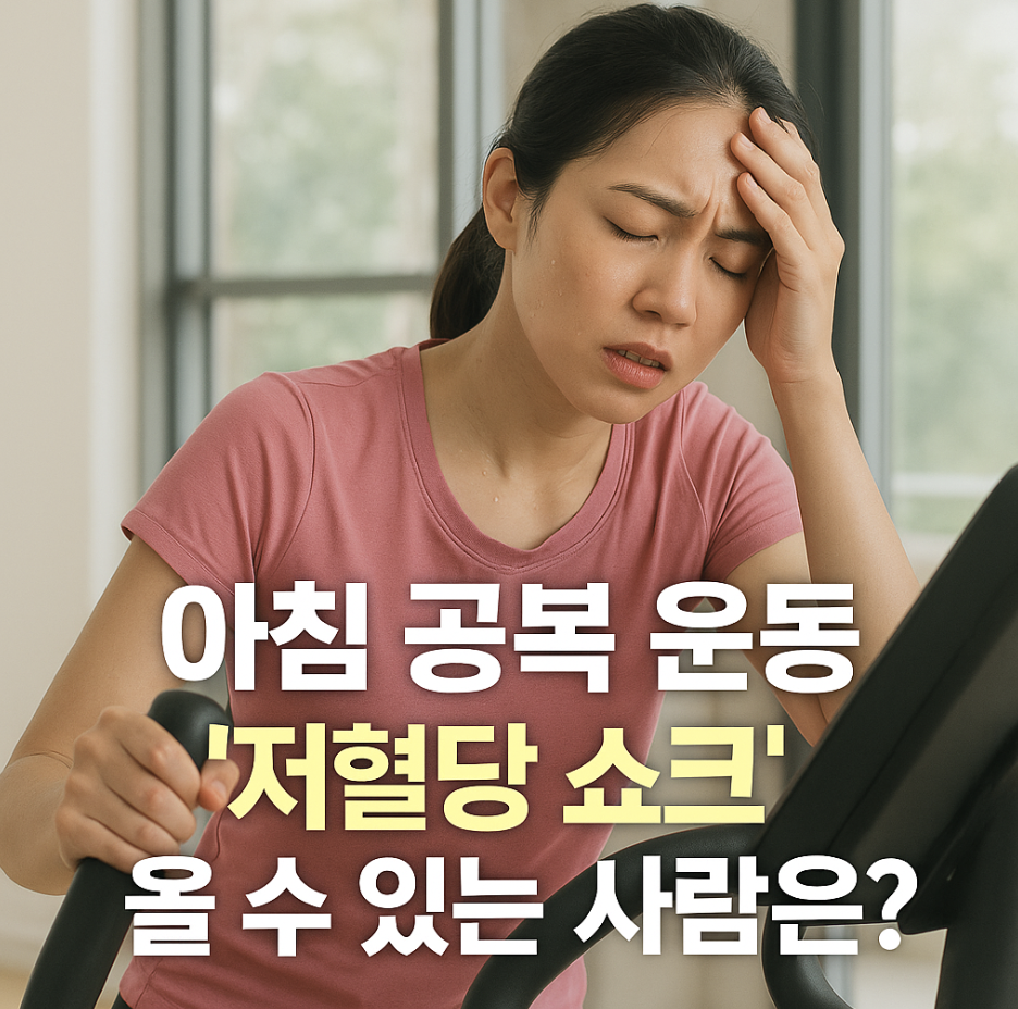 아침 공복 운동, '저혈당 쇼크' 올 수 있는 사람은?