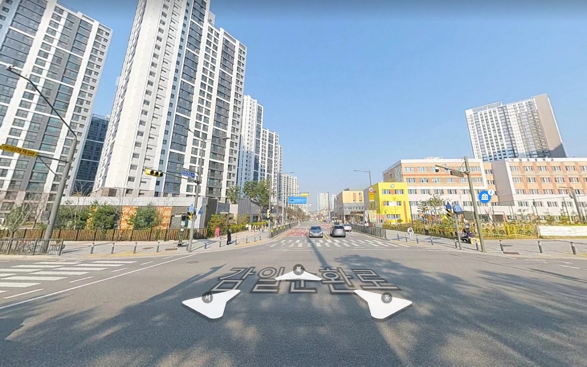 감일역 위치 현재 사진 (카카오맵 로드뷰)