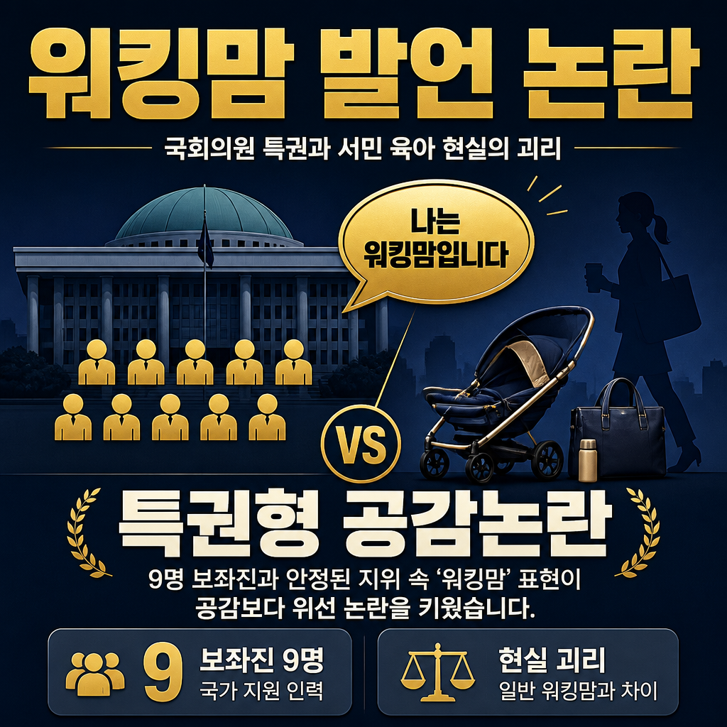 워킹맘 발언 논란