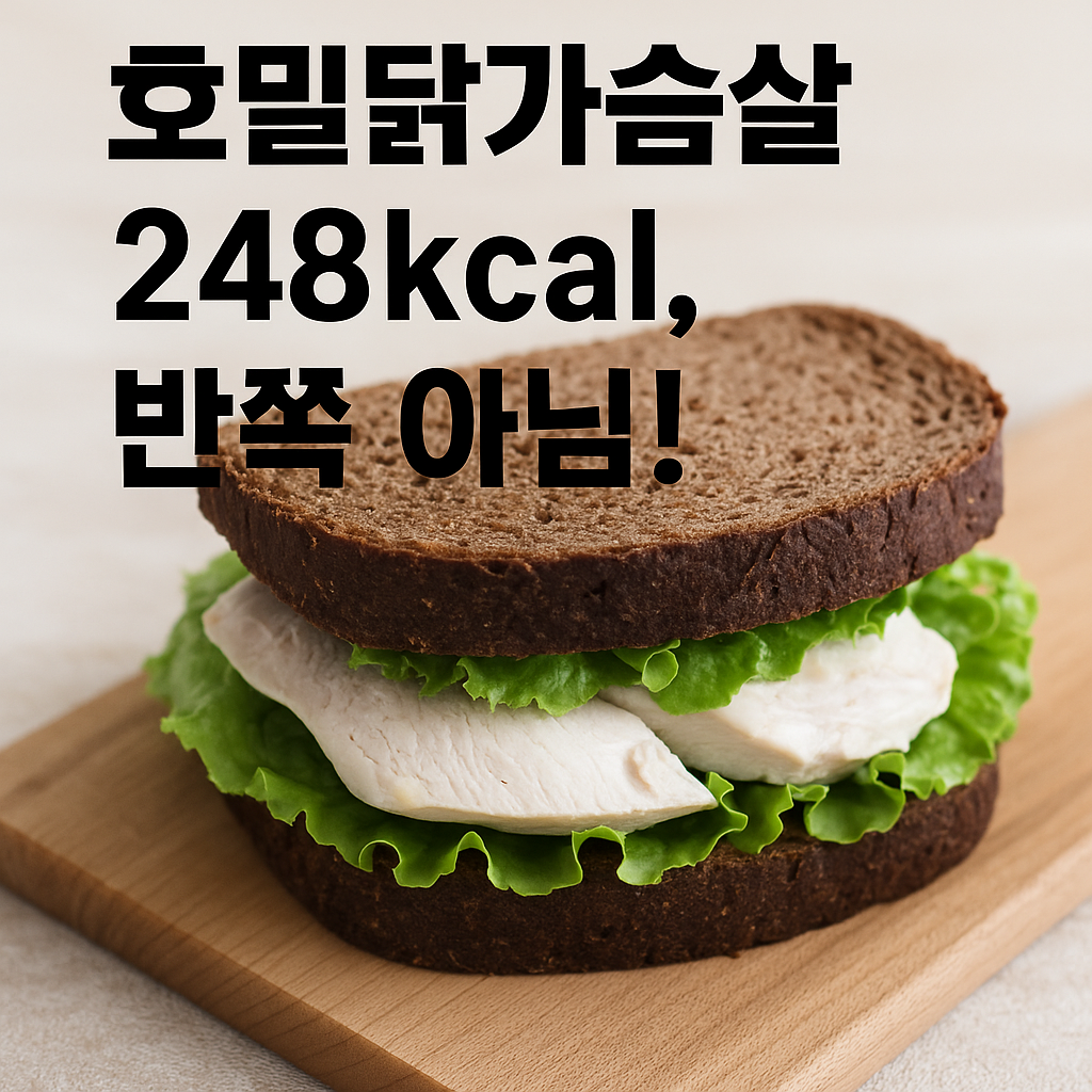 달리는커피 호밀닭가슴살 248kcal