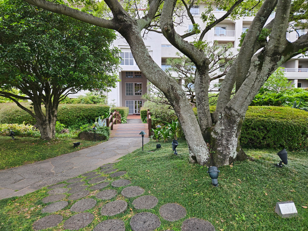 신라호텔 야외 정원