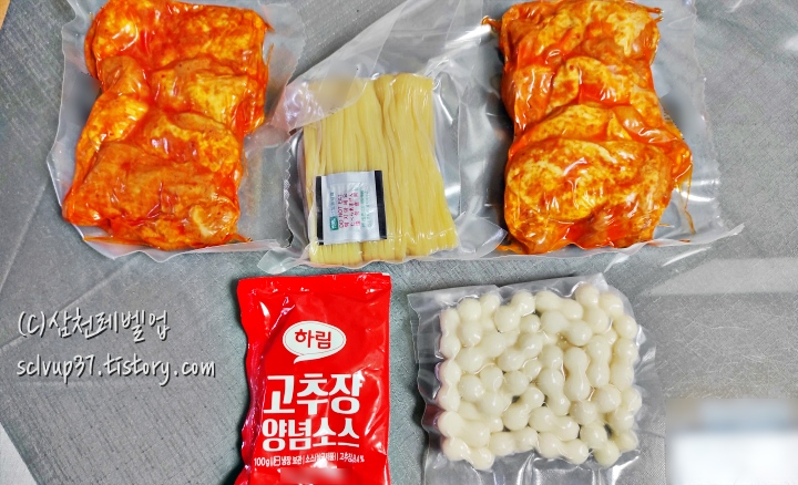 하림 춘천식 닭갈비 밀키트 구성