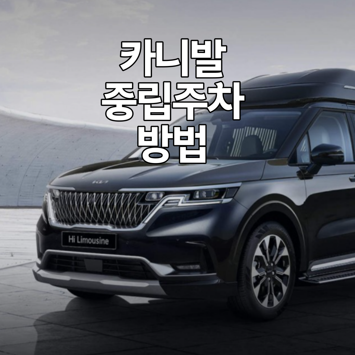 카니발(KA4)중립주차방법