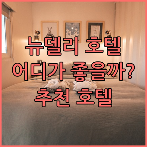 뉴델리 호텔 선택 고민 끝! 래디슨
