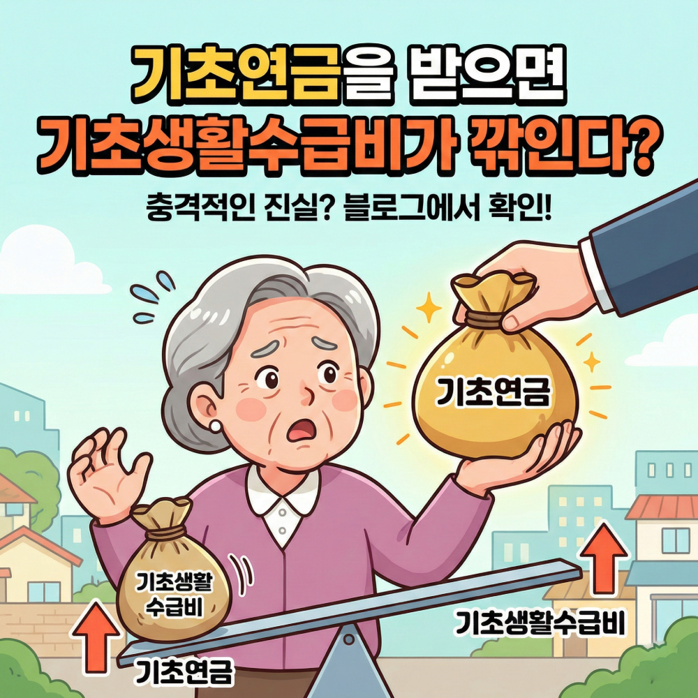 기초연금을 받으면 기초생활수급비가 깎인다? 기초연금과 생계급여 중복 수령 시 감액 관계 및 해결 방법 썸네일