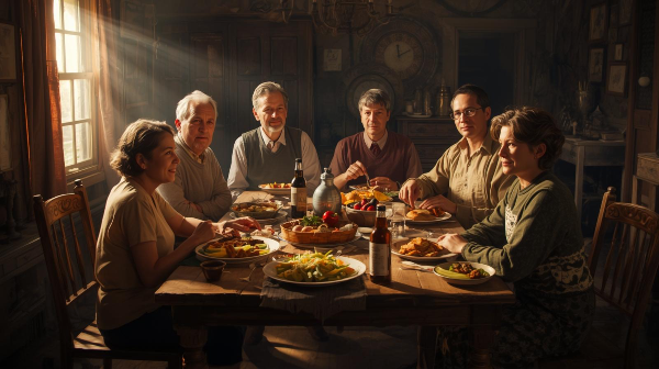 동서양 테이블 매너 중 산업화 이후 변화한 가족 식사 문화