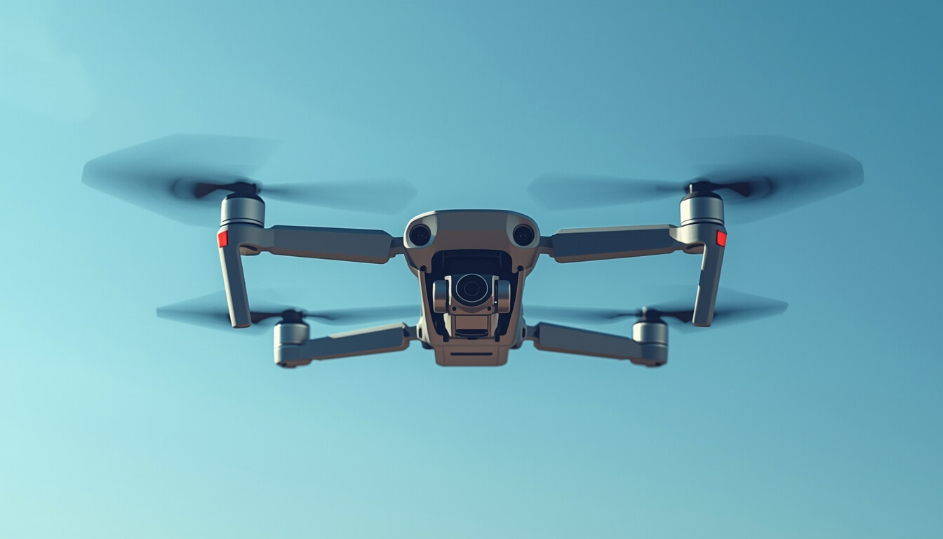드론 개념 쿼드콥터 하늘 비행 무인항공기