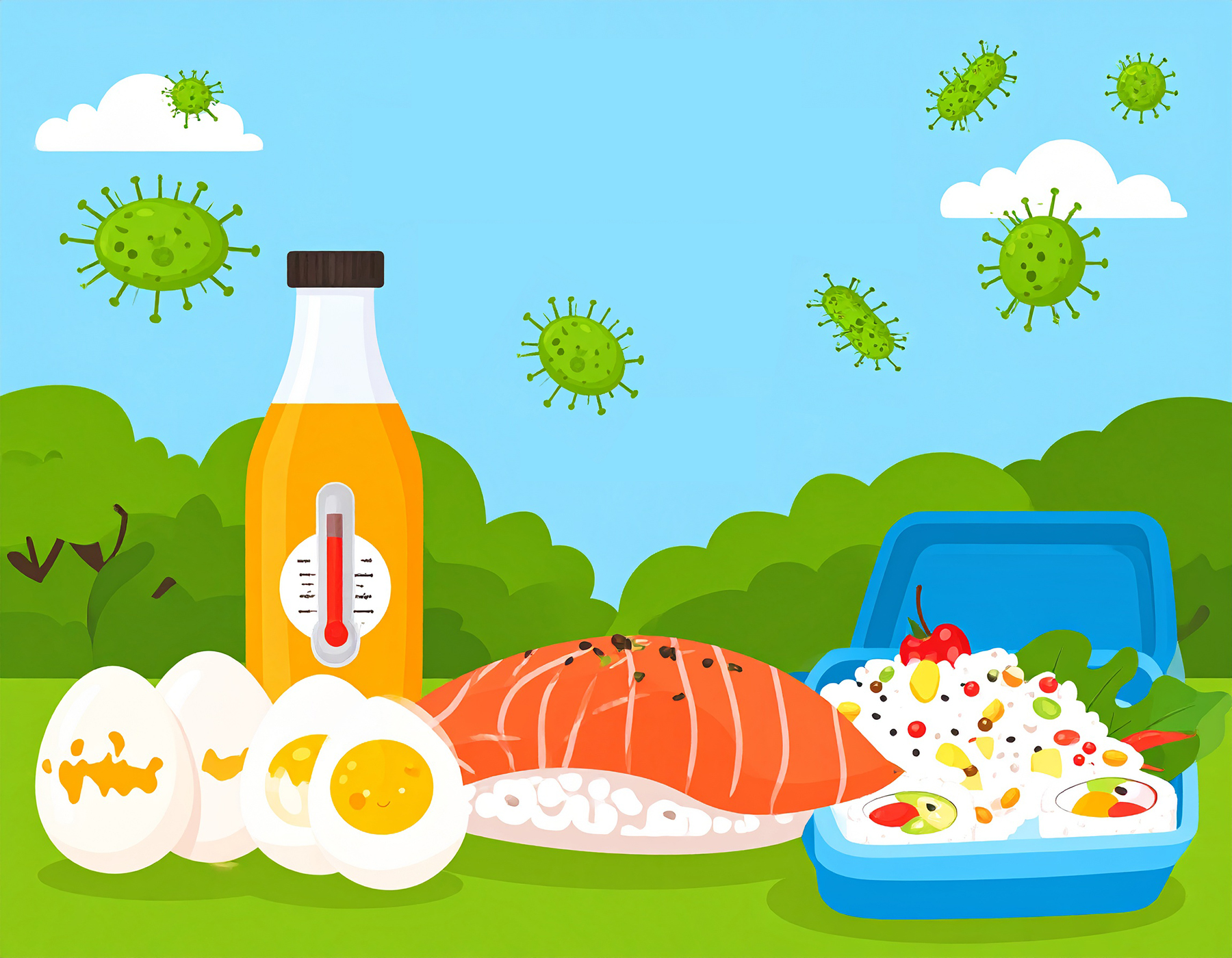 여름철 식중독, 살모넬라균, 달걀 관리