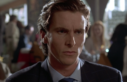 크리스찬 베일 아메리칸사이코에서의 장면