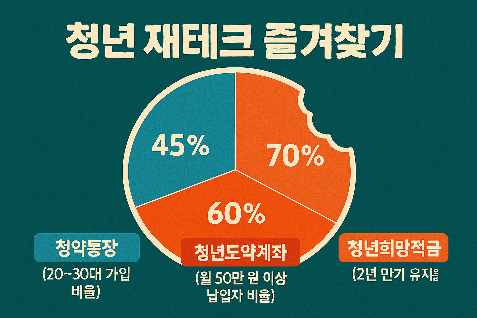 청년 재테크 비율 사진