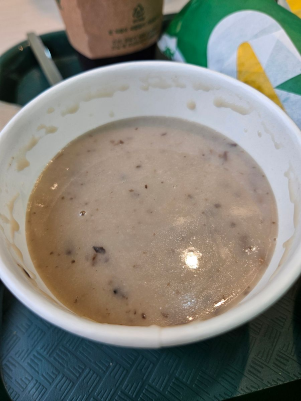 서브웨이 버섯스프