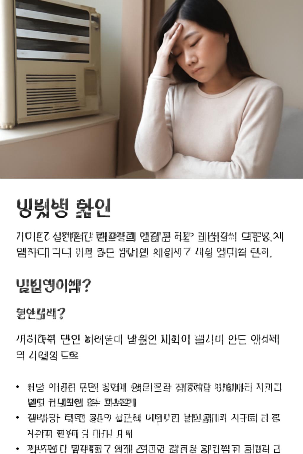 냉방병 원인