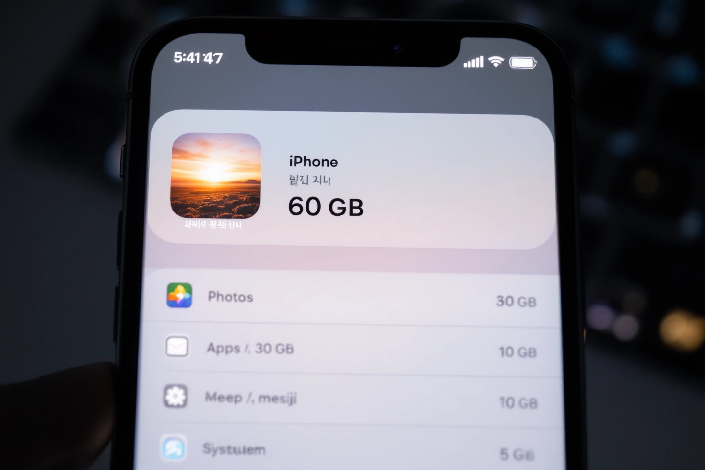iCloud최적화