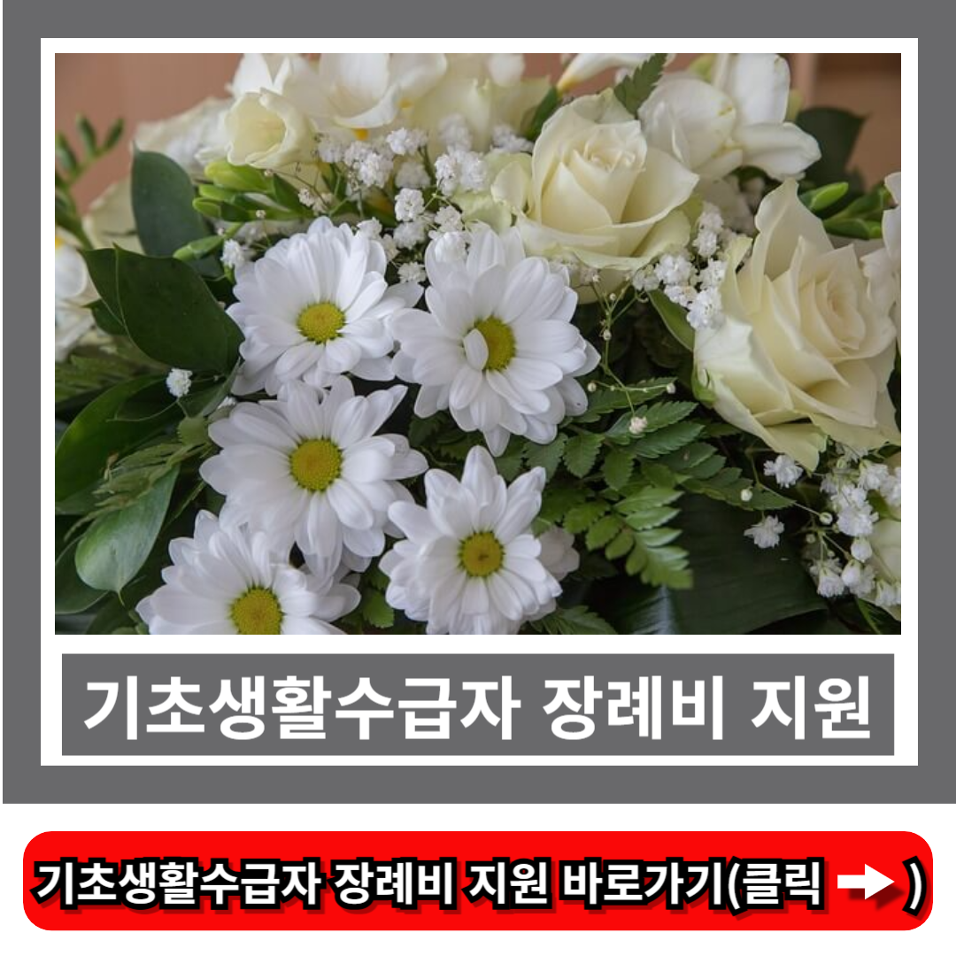 기초생활수급자 장례비