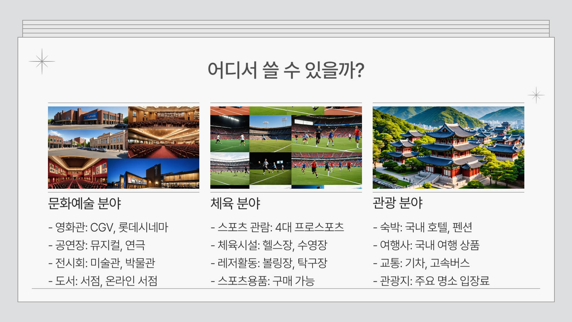 문화누리카드 잔액조회 및 사용처 총정리