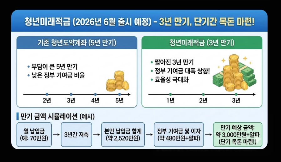 청년미래적금(만기 금액 시뮬레이션, 수익률 비교, 차이점)(+ 가입 조건 신청 방법)