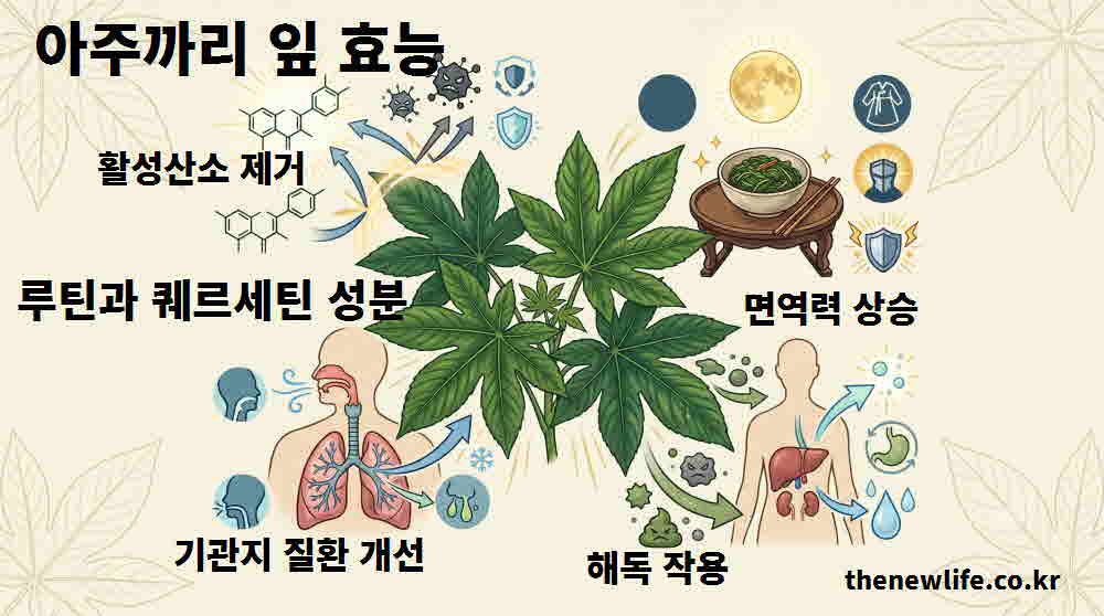아주까리 잎 효능