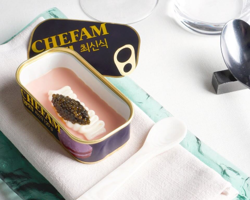 캔에 디저트 있음