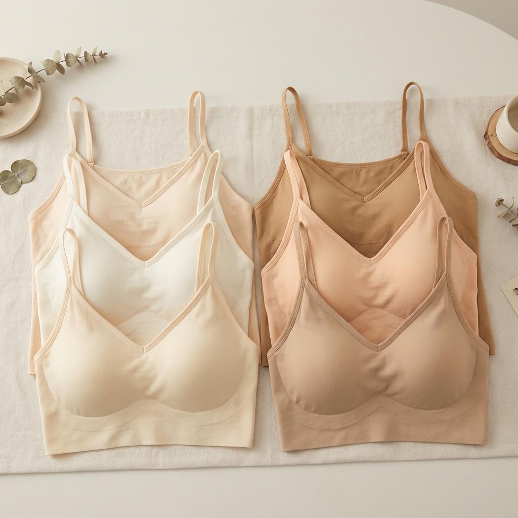 비침 없는 스킨톤 나시 매치법