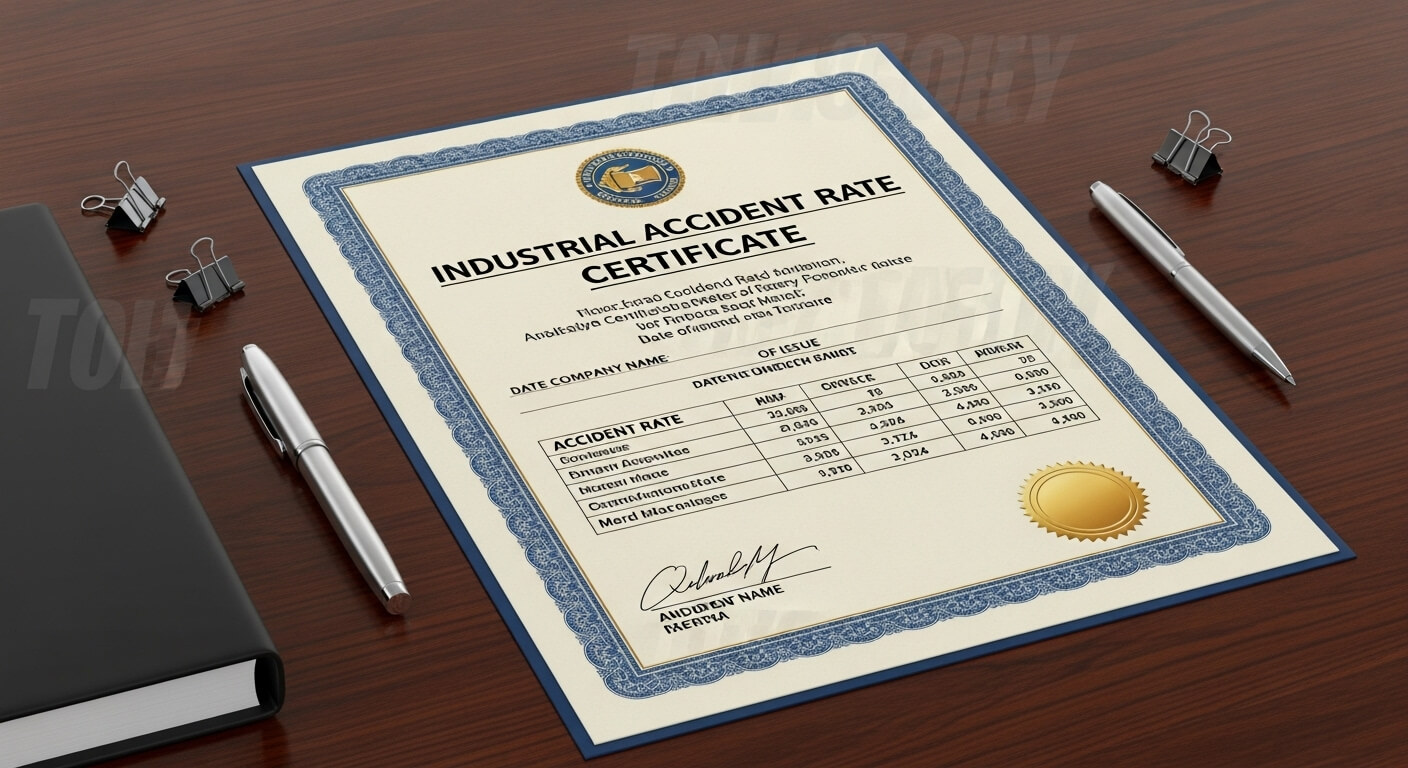 산업재해율 확인서 발급