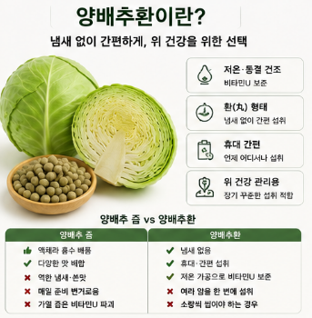 양배추환-효능-추천-유기농-효과-부작용-먹는법