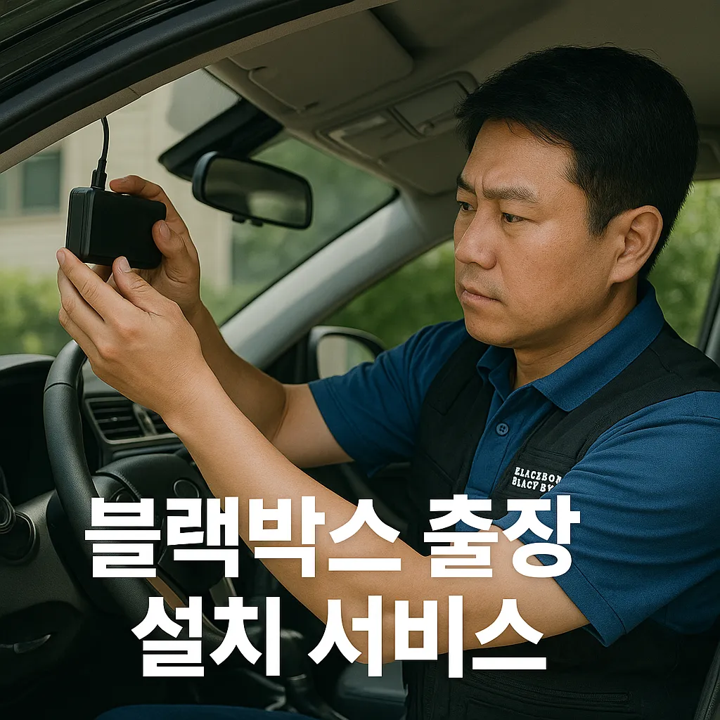 블랙박스 출장 설치 후기