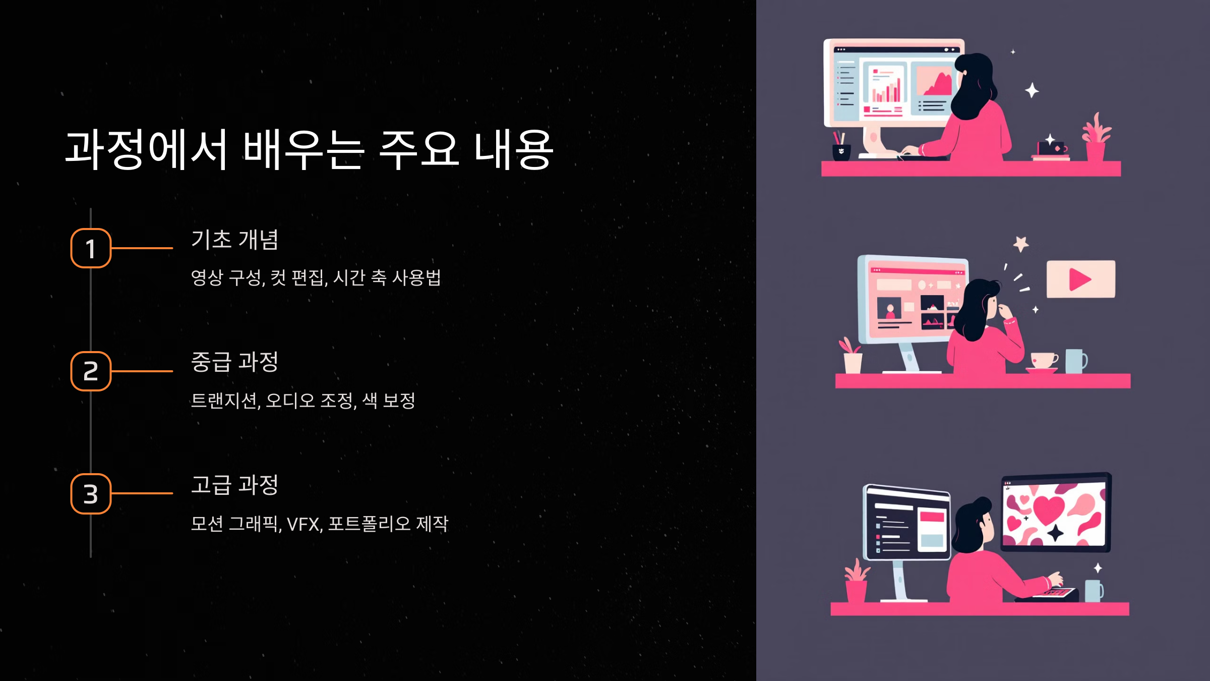 과정에서 배우는 주요 내용