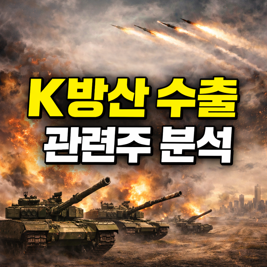 K방산 수출 관련주 분석 ❘ 2026 방산 산업 성장 수혜 기업